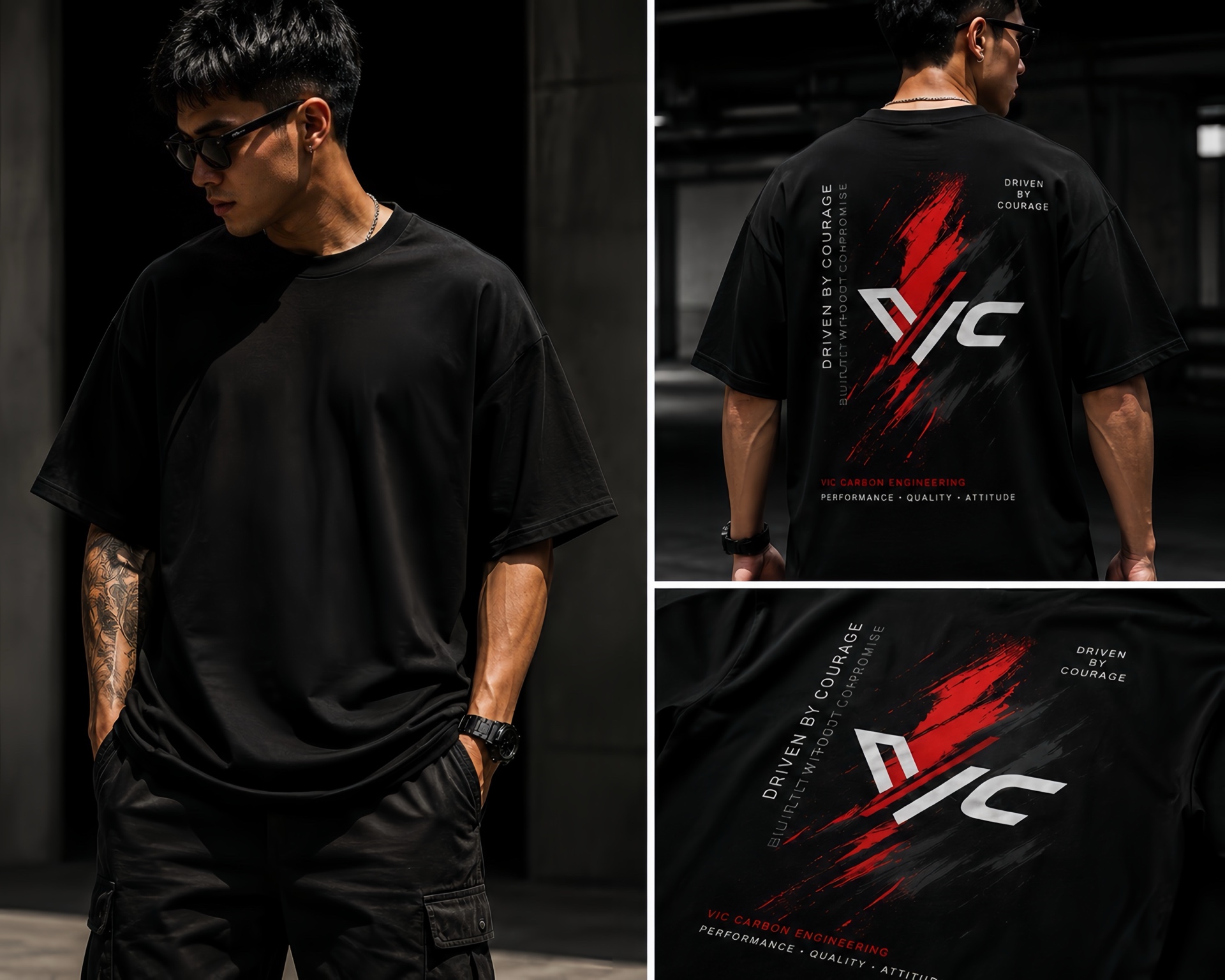 Courage Purpose Tee - VIC Original Apparel & Goods