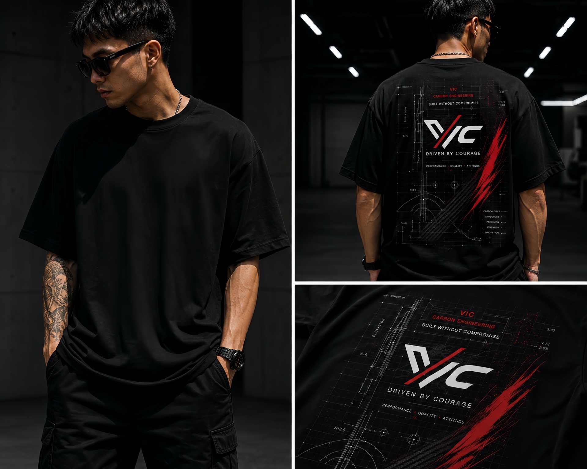 Engineering Elevation Tee - VIC Original Apparel & Goods