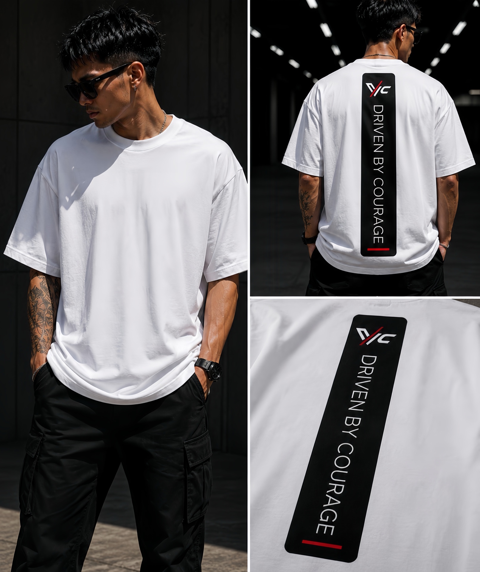 Belief White Tee (Framed) - VIC Original Apparel & Goods