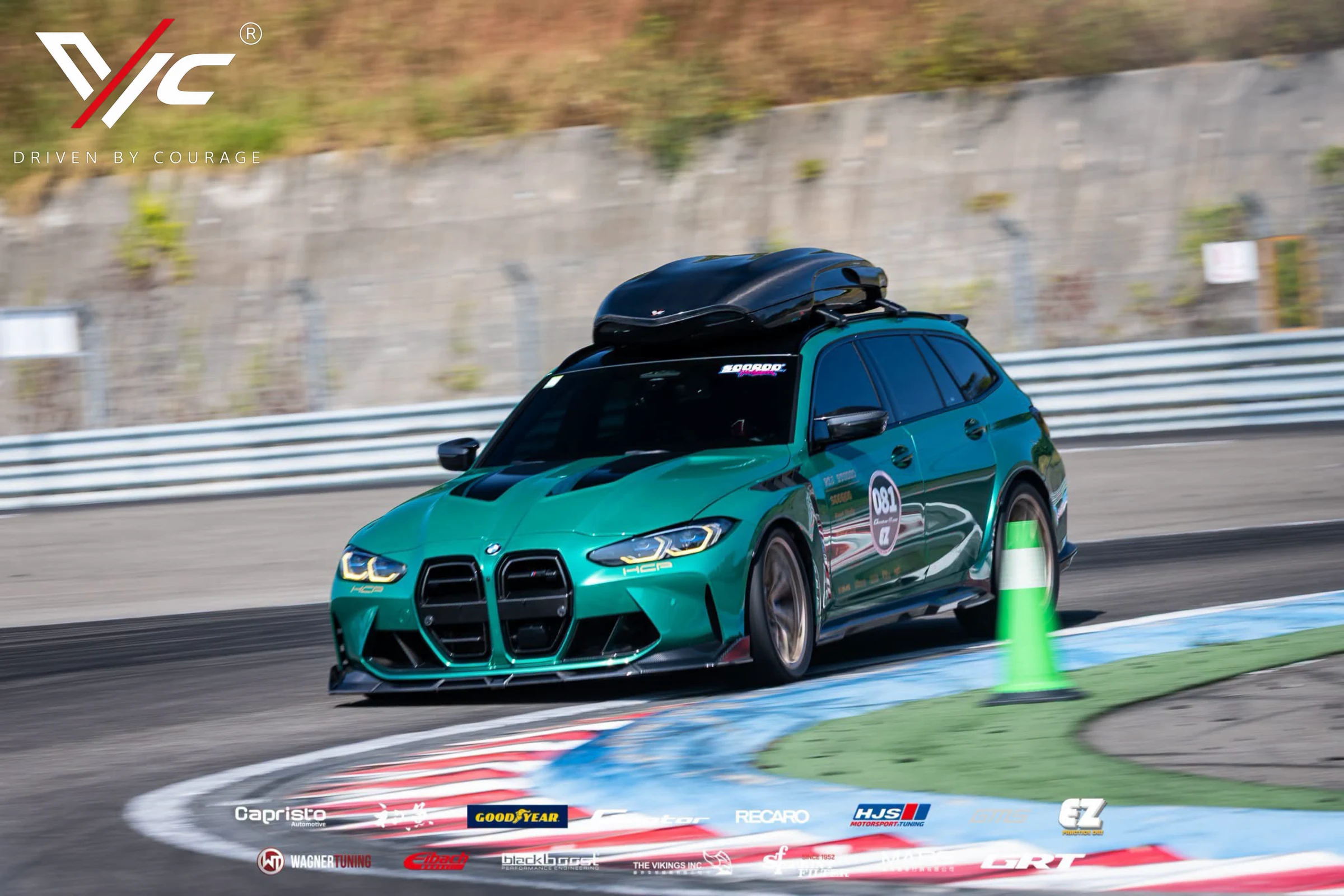 BMW M3 Touring G81 搭載 VIC STINGRAY 動態過彎